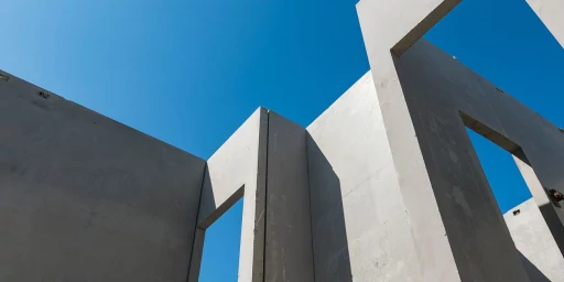Betonwände vor blauem Himmel, Copyright: 290712 - stock.adobe.com