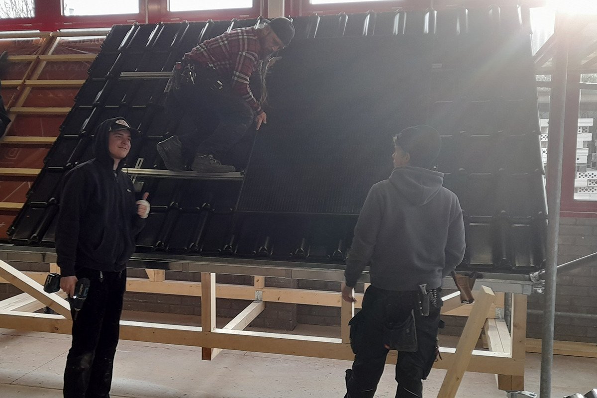 Projekt mit Laumans Tiefa XL und passender Solar-Trägerpfanne der Firma Fleck, Copyright: BZB