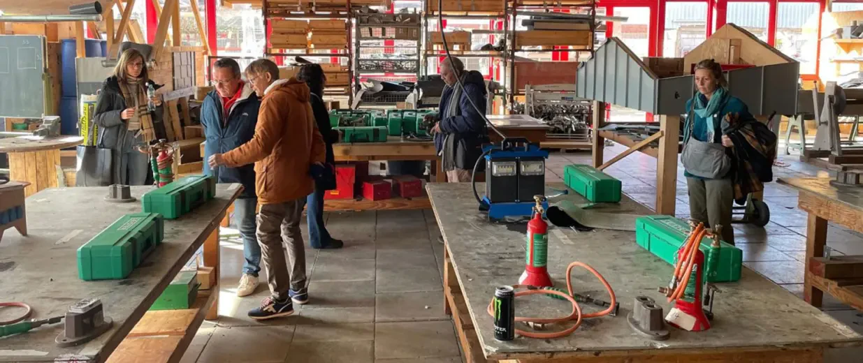 Berufsbildung ohne Grenzen Ausbildung Bau Austausch BZB Wesel, Copyright: BZB