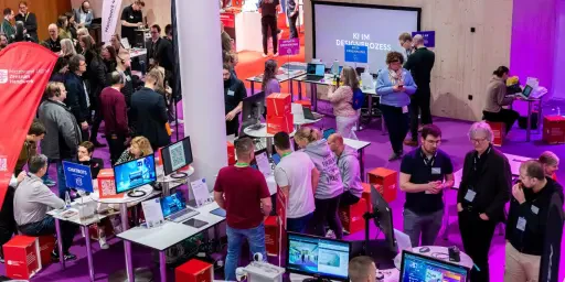 Messehalle Zukunft Handwerk KI Digitalisierung Innovationsparcours, Copyright: GHM