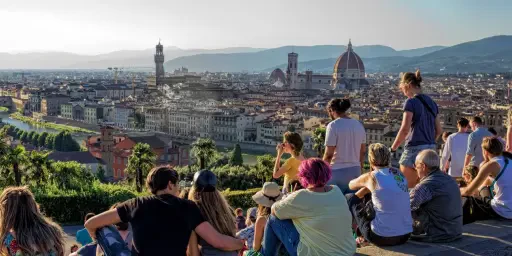 Auslandsaufenthalt Ausbildung junge Menschen in Florenz Europa Berufsbildung ohne Grenzen, Copyright: ArTo - stock.adobe.com