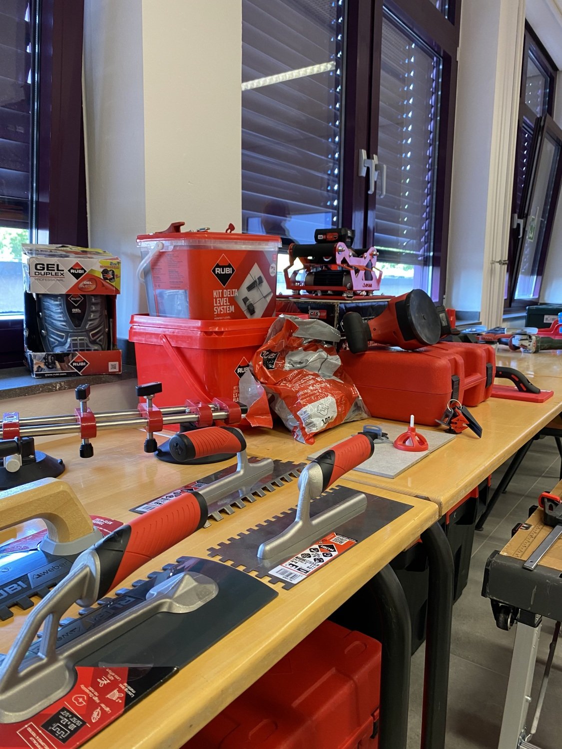 RUBI Produkte in der Fliesenleger ÜLU im BZB, Copyright: BZB