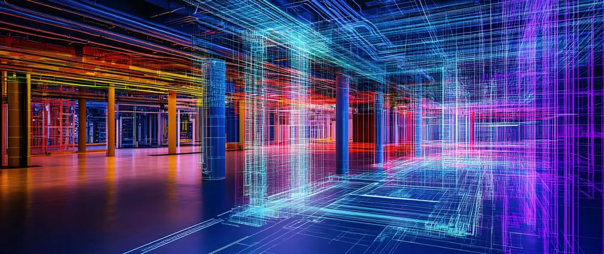 Wettbewerb Baubranche und Bauberufe Auf IT gebaut 3D Laser Scanner Modell eines Gebäudes, Copyright: Yermek - stock.adobe.com
