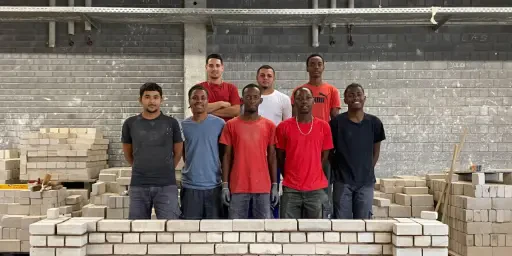 Bauschüler aus La Réunion zu Gast im BZB Wesel, Copyright: BZB