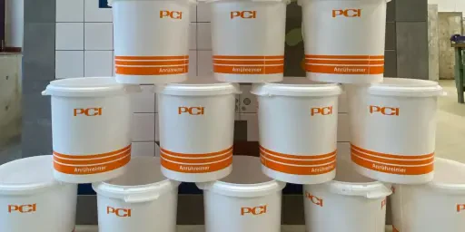 PCI bringt Praxiswissen in die Fliesenleger Ausbildung BZB Krefeld, Copyright: BZB