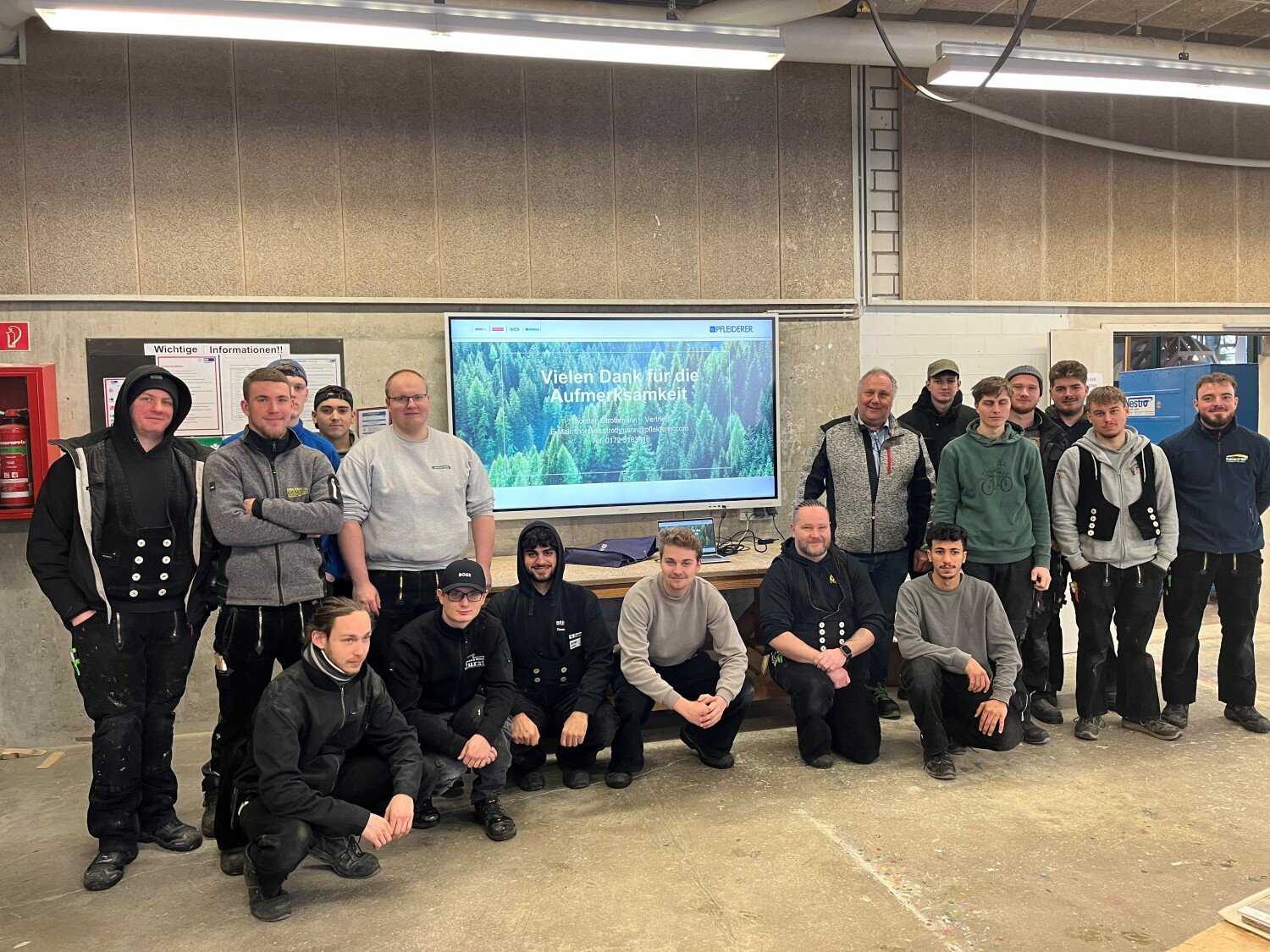 Anwendungsschulung von Pfleiderer, Copyright: BZB