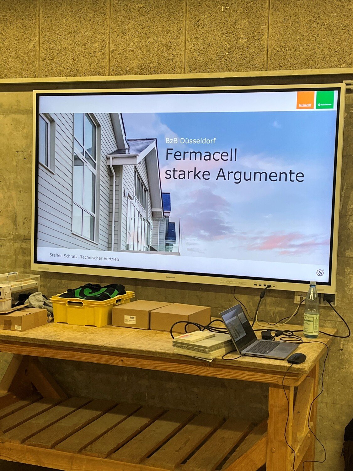 Fermacell präsentierte starke Argumente für ihre Produkte, Copyright: BZB