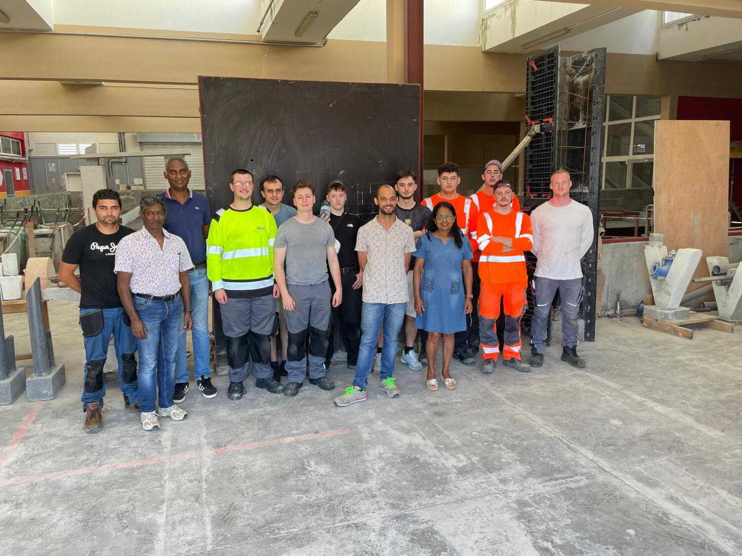 In der Bauschule Lycée Professionel Albert Ramassamy, Copyright: BZB