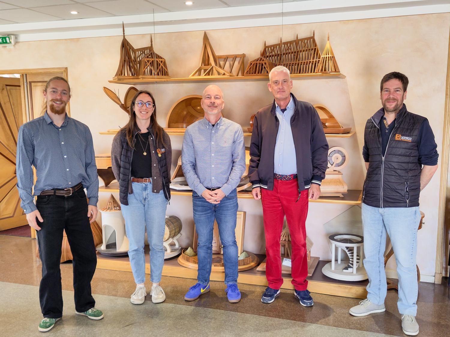 BZB-Mitarbeitende zu Besuch bei den Compagnons du Tour de France in Grenoble., Copyright: BZB