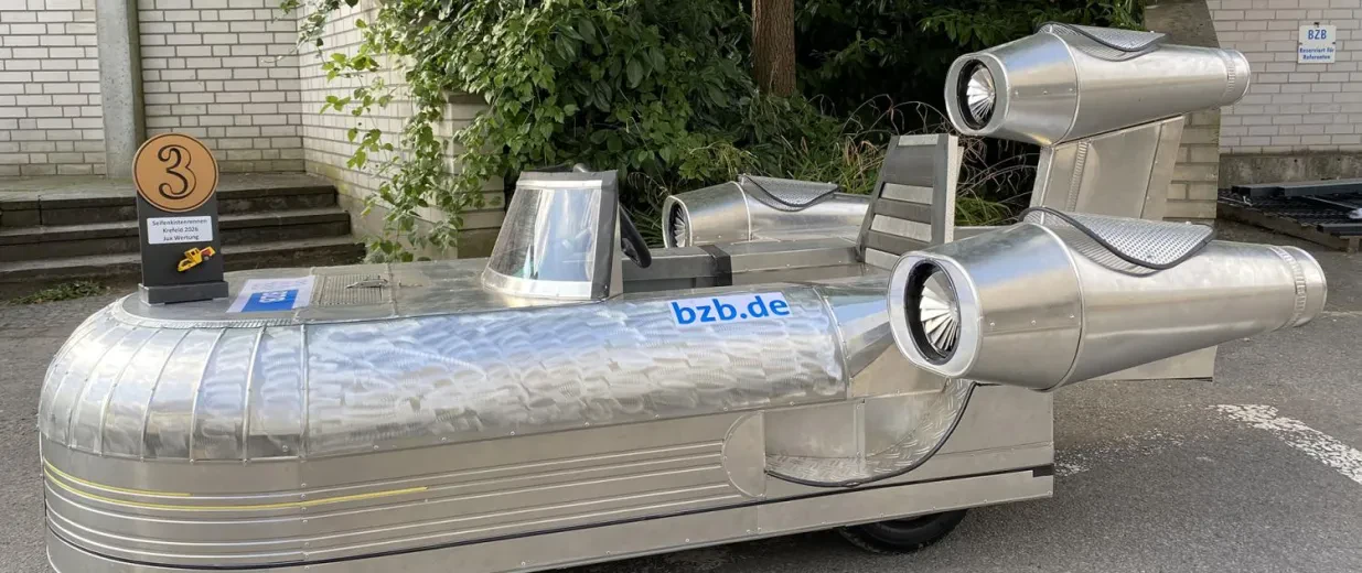 Krefelder Seifenkistenrennen: BZB belegen dritten Platz, Copyright: BZB