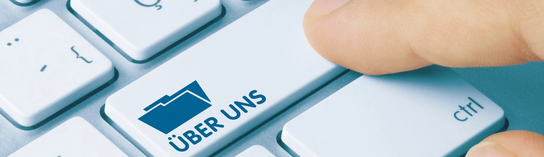 Taste einer Tastatur mit dem Schriftzug Über Uns, Copyright: keine Angaben