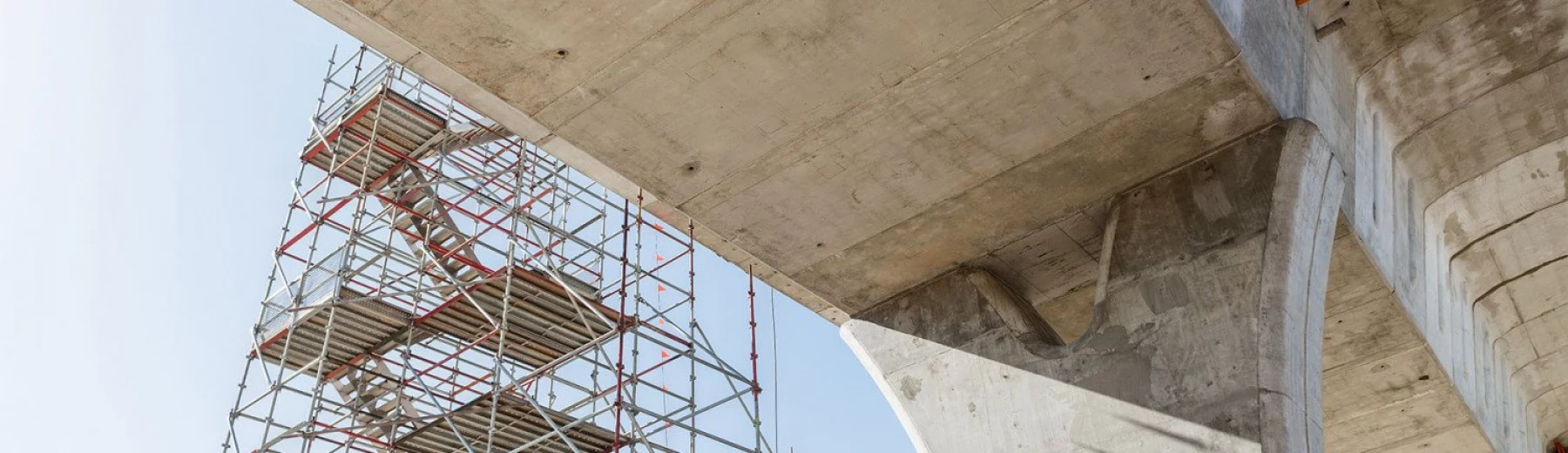 Sanierung einer Brücke aus Beton, Copyright: keine Angaben