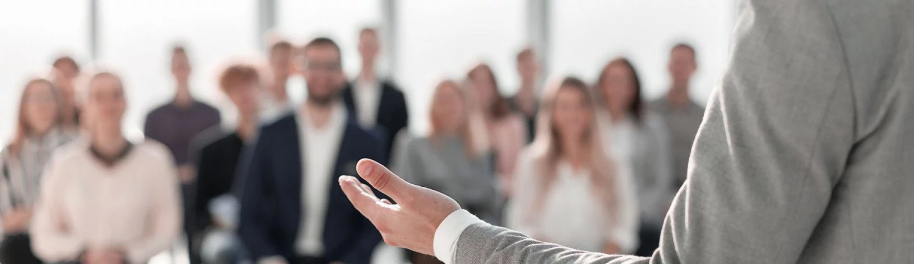 Referent bei einem Business-Fachvortrag, Copyright: ASDF - stock.adobe.com